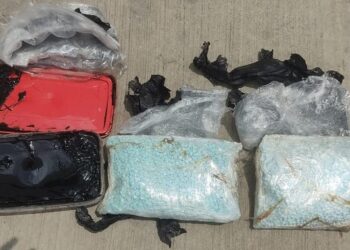 Interceptan en el Aeropuerto Internacional de Culiacán envío de 20 mil pastillas de fentanilo y heroína