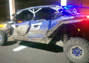 Horas después detienen al conductor de un Razer involucrado en el accidente de dos patrullas