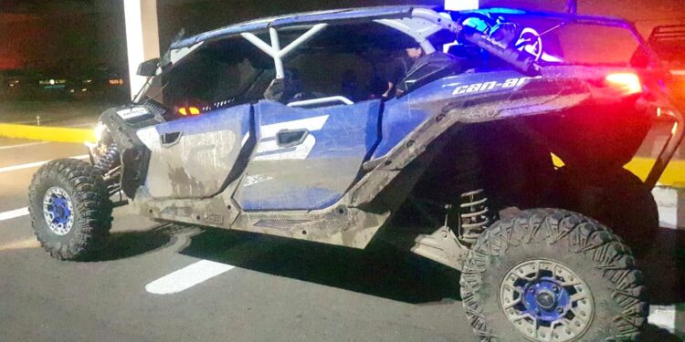 Horas después detienen al conductor de un Razer involucrado en el accidente de dos patrullas