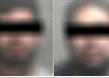 Capturan a dos hombres en posesión de una pistola calibre 9 milímetros