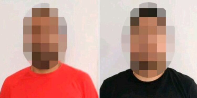 Policías Estatales del Grupo Élite aseguran a dos civiles con arma de fuego en Culiacán