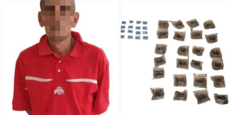 En Alturas del Sur, capturan a presunto vendedor de drogas