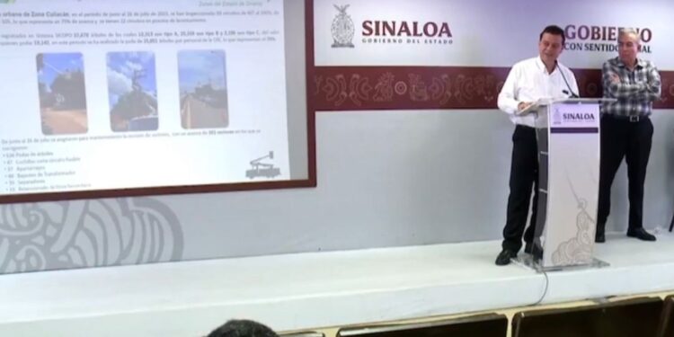 Los apagones en Sinaloa no son por falta de infraestructura de la CFE sino por los árboles: Hugo Martínez