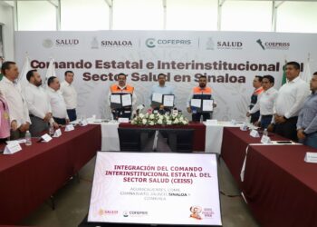 Instalan formalmente el Comando Estatal e Interinstitucional del Sector Salud en Sinaloa