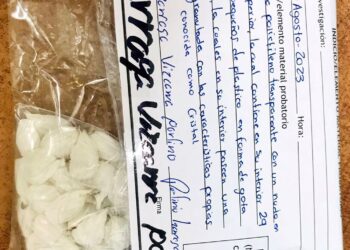 Detienen a menor de edad con 29 dosis de “Cristal”