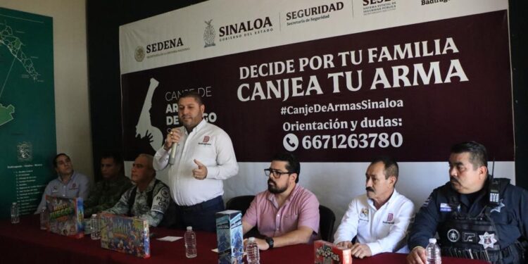 Arranca en Badiraguato el programa de Canje de Armas