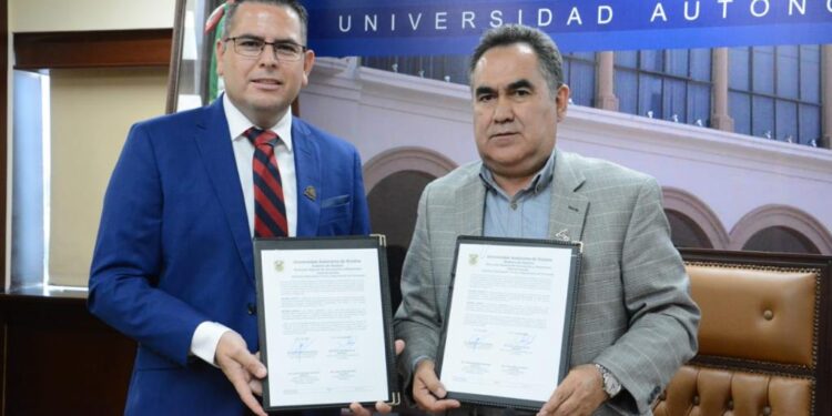 Firma el Rector de la UAS Dr. Jesús Madueña Molina primer convenio del Ciclo Escolar 2023-2024 con la Universidad de la Sierra