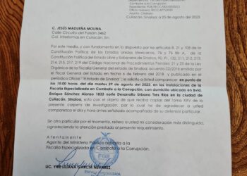 La UAS ha cumplido en tiempo y forma con citatorios de la Fiscalía; es el Ministerio Público quien posterga la entrega de las carpetas