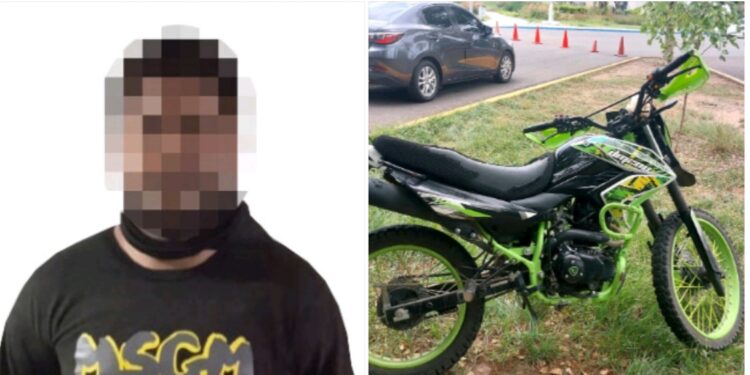Repartía droga en motocicleta robada en Culiacán; ya está detenido