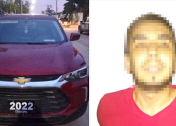 Policías del grupo Élite aseguran a civil en vehículo con reporte de robo