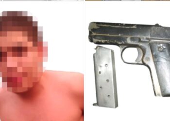 Policías aseguran a hombre armado tras reporte ciudadano