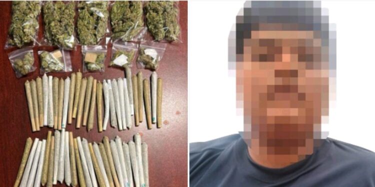 Grupo Élite asegura a “repartidor” de drogas