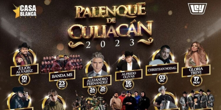 ¡Un elenco de lujo! Todos al Palenque de la Feria Ganadera de Culiacán
