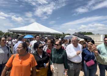 Gobernador recorre con  grupos de búsqueda el nuevo panteón forense; iniciará operaciones en noviembre