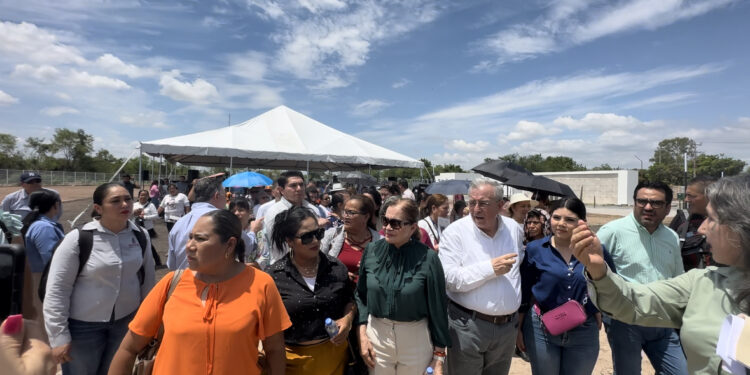 Gobernador recorre con  grupos de búsqueda el nuevo panteón forense; iniciará operaciones en noviembre