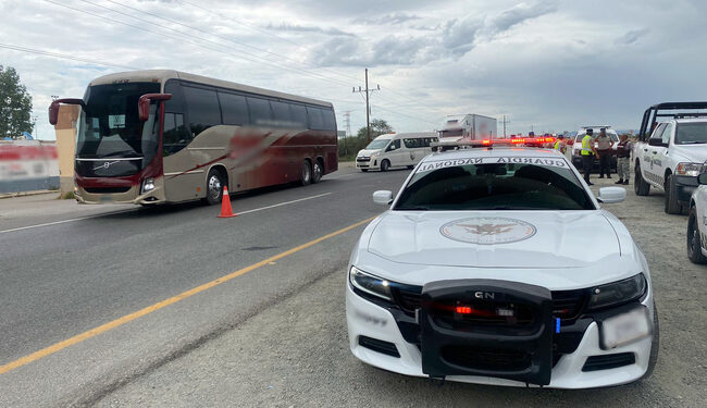 Guardia Nacional e INM rescatan 62 personas migrantes originarias de Asia, África y América