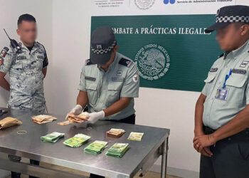 Extranjero llegó a Cancún con 30 mil euros sin declarar y fue detenido