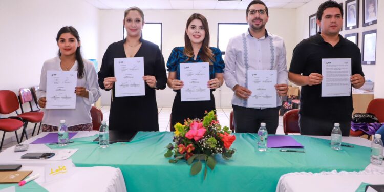 DIF Bienestar y FISAC, firman convenio para la prevención del consumo de alcohol en NNyA en Culiacán