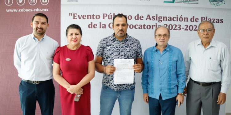 ¡Bienvenidos maestros de EMSAD! COBAES entrega plazas a docentes que se evaluaron por medio de USICAMM