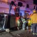 Conducía un auto a velocidad inmoderada, chocó y quedó prensado