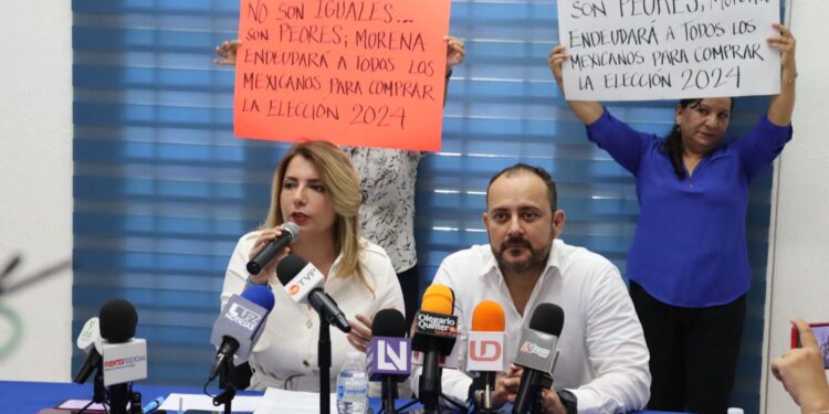 Morena endeudará al país para comprar la elección del 2024:PAN