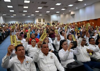 Por unanimidad, aprueba el Consejo General de Delegados Único del SUNTUAS la ruta crítica de Emplazamiento a Huelga 2023-2024