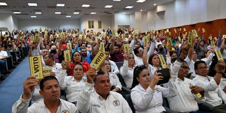 Por unanimidad, aprueba el Consejo General de Delegados Único del SUNTUAS la ruta crítica de Emplazamiento a Huelga 2023-2024