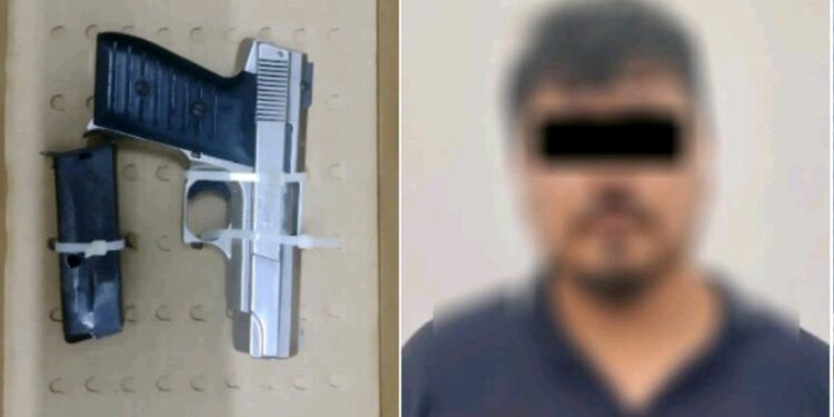 Armado con una 9 milímetros es detenido en Eldorado