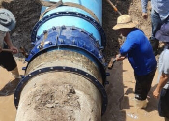 Tras finalizar reparación, es posible que hoy se restablezca el agua en algunas colonias: Japac