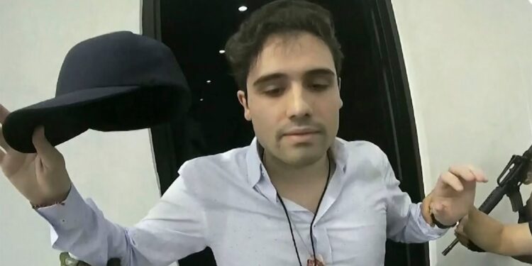 Ovidio Guzmán López, alias “El Ratón” quedó ha disposición de la Secretaría de Relaciones Exteriores