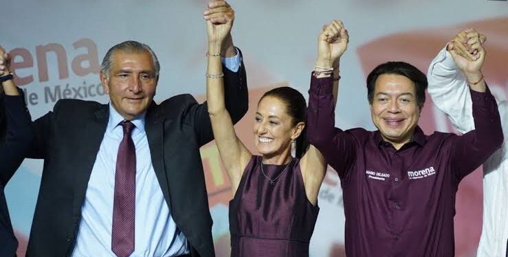 Claudia Sheinbaum virtual candidata a la presidencia de México en 2024