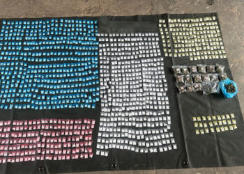 Aseguran más de mil 300 dosis de cocaína, cristal y marihuana abandonada en Michoacán