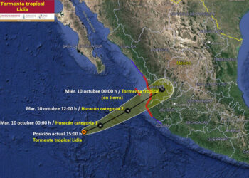Último reporte del huracán “Lidia”; ingresará a tierra por Puerto Vallarta