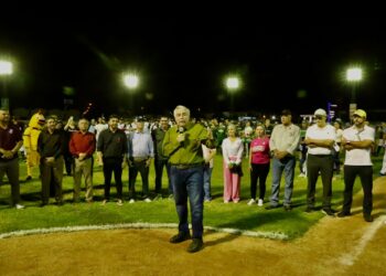 Rocha pone en marcha el cuadrangular de béisbol Copa Gobernador