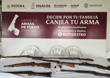 Con sólo 120 armas canjeadas, termina desarme voluntario en Mazatlán, Rosario y Escuinapa