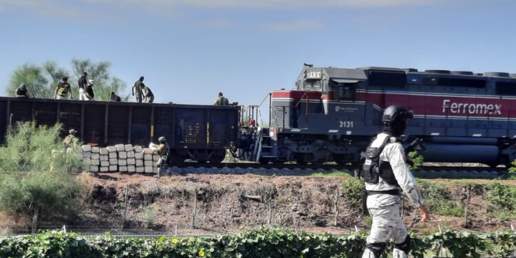 Hallan droga en el tren que dirigía al norte del país