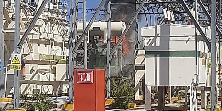 Se quemó un transformador en la Subestación de la CFE
