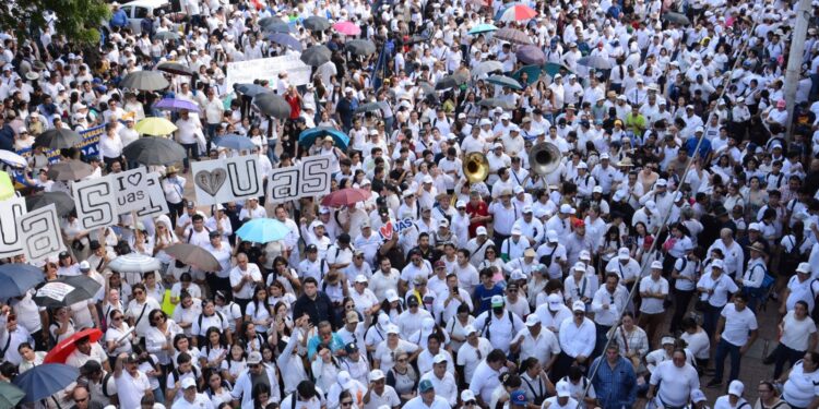 Sale a las calles la UAS; más de 105 mil universitarios en 30 movilizaciones en los 20 municipios exigen respeto a la Autonomía y que pare la persecución política