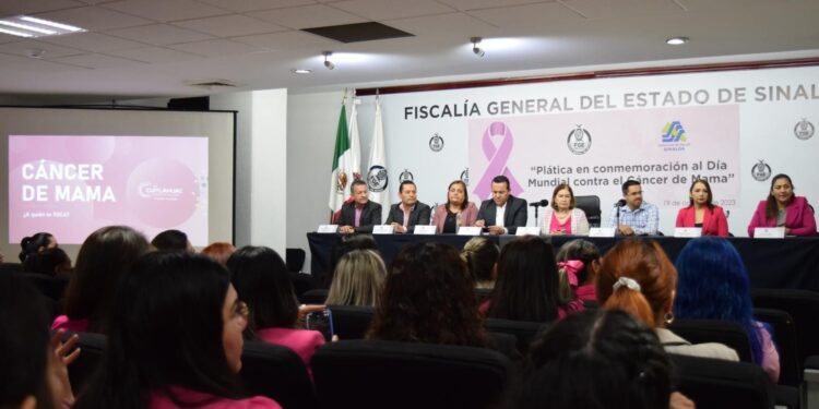 FGE Sinaloa concientiza a su personal en el Día Mundial contra el Cáncer de Mama