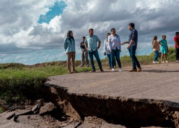 Realiza Gobierno recorrido por caminos y carreteras dañadas por “Norma”