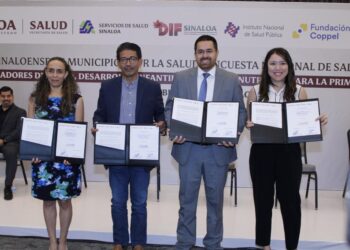 Secretaría de Salud de Sinaloa y Fundación Coppel firman Encuesta Nacional de Salud y Nutrición 2023