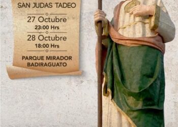Vamos todos a festejar esta noche y mañana a San Judas Tadeo en el parque Mirador en Badiraguato