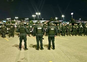 Autoridades de policia realizan operativo coordinado previo a Halloween