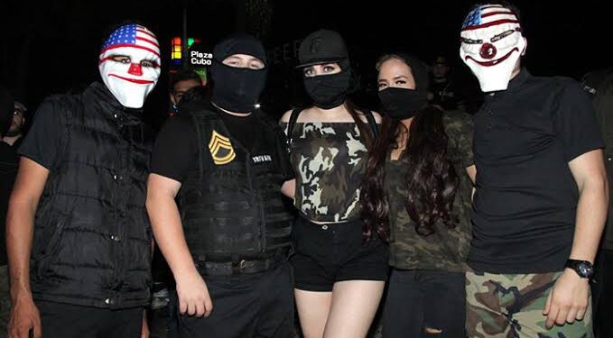 Disfrazados de “narcos” en Halloween,  serán trasladados a Barandilla: SSPM