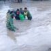 ¡Comunidades bajo el agua! PC y Ejército rescatan a familias en Navolato