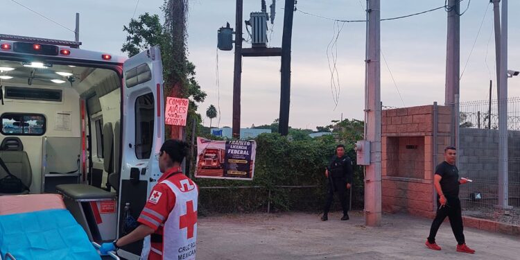 Trataba de robar cobre y casi muere en su intento esta mañana