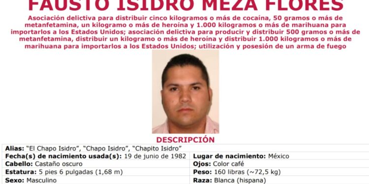 FBI sigue en búsqueda de El Chapo Isidro, líder del Cártel de Los Beltrán Leyva