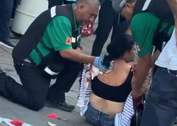 Riñen entre dos hombres en la Feria Internacional del Libro en Culiacán deja una mujer baleada