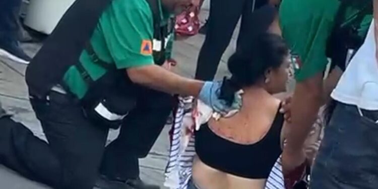 Riñen entre dos hombres en la Feria Internacional del Libro en Culiacán deja una mujer baleada