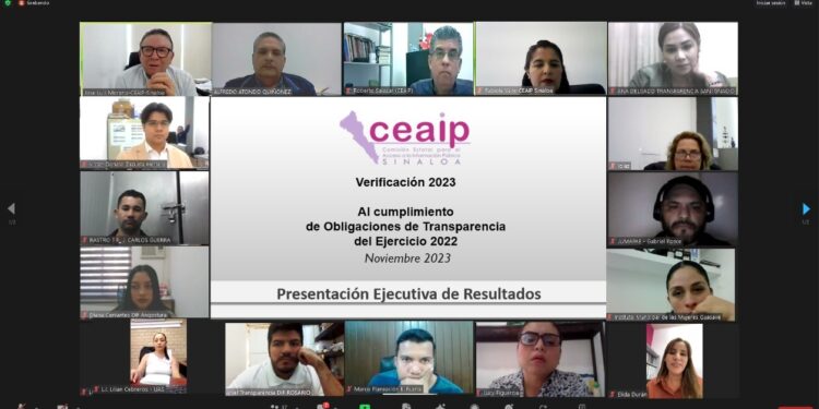 CEAIP capacitó a entidades públicas de Sinaloa para mejorar cumplimiento de Obligaciones de Transparencia